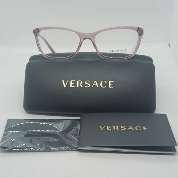 Versace Accessories - NWT RX-ABLE VERSACE EYEGLASS FRAMES 3186 CRYSTAL CLEAR PURPLE